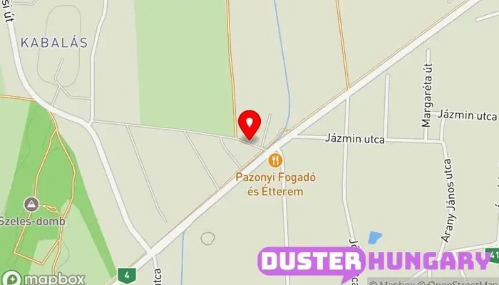 térkép Kelet-Konstrukció Kft. Konténerszolgáltatás ban Nyírpazony
