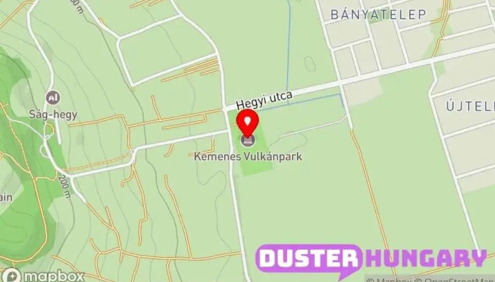 térkép Kemenes Vulkán Park Múzeum ban Celldömölk