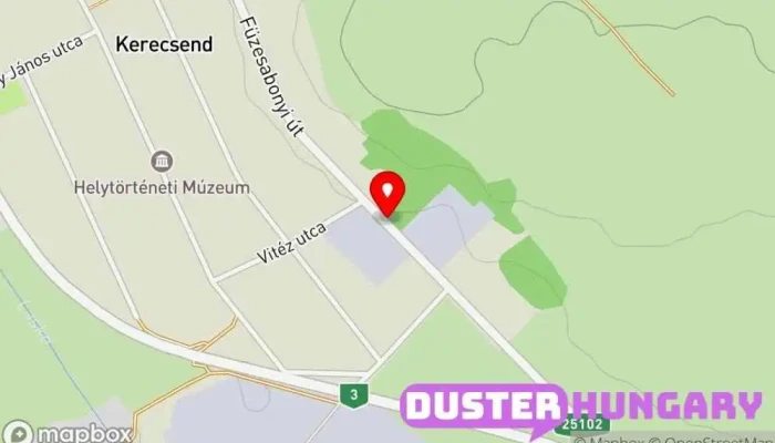 térkép Kerecsend, Füzesabonyi út 75. Buszmegálló ban Kerecsend