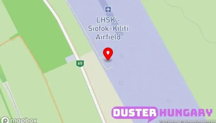 térkép Kiliti Skydive Balaton Ejtőernyős központ ban Siófok