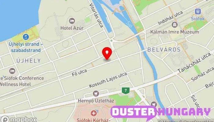 térkép Kögáz Somszer Kft.  ban Siófok