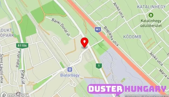 térkép Kontz Gumiszervíz Sofőrszolgálat ban Biatorbágy