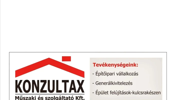 Konzultax Muszaki Es Szolgaltato Kft A Tulajdonostol - Nagykanizsa