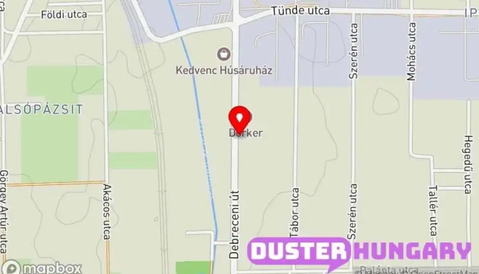térkép Kulcsár Fém Kft. Lindab Rainline Center Lemezbolt, Építőipari vállalat ban Nyíregyháza