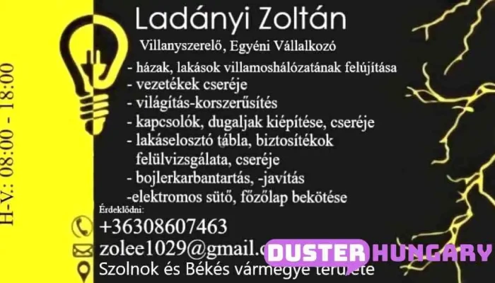 Ladányi Zoltán Villanyszerelő Egyéni Vállalkozó - Sugár Út 57
