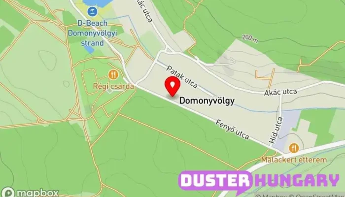 térkép Lázár-Holding Kft.  ban Domony