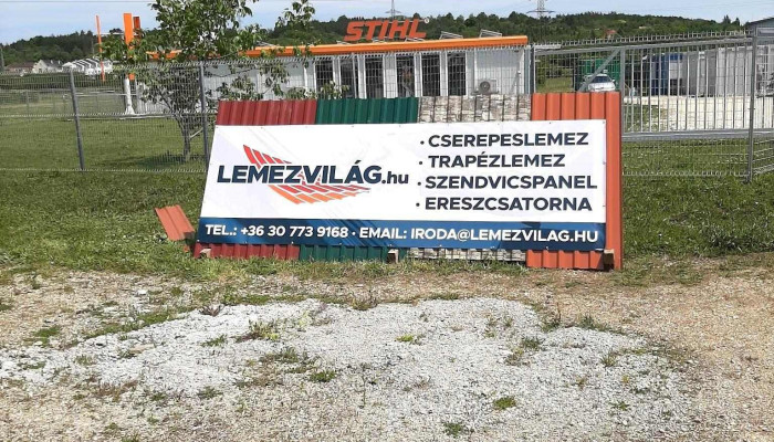 Lemezvilag  Cserepeslemez Trapezlemez Kereskedo A Tulajdonostol - Sopron
