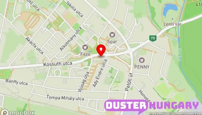térkép Lenti Járásbíróság Bíróság ban Lenti