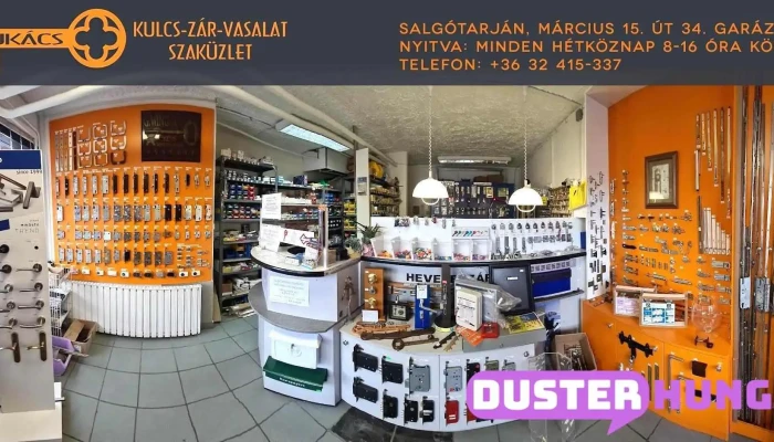 Lukacs Kulcs Zar Es Vasalat Szakuzlet Belul - Salgótarján