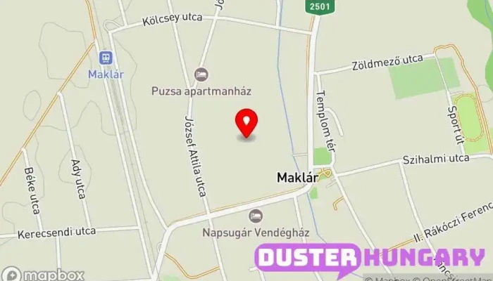 térkép Maklár  ban Maklár