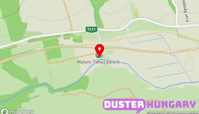 térkép Malom-Tanya Panzió Szállás ban Zalacséb