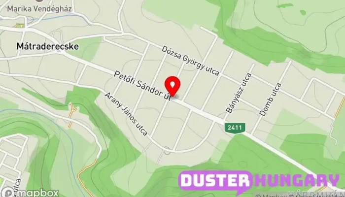 térkép Mátraderecske, Petőfi út 35. Buszmegálló ban Mátraderecske