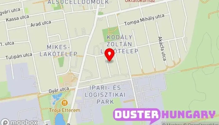 térkép Molnár T.D.S. Kft. Bolt ban Celldömölk