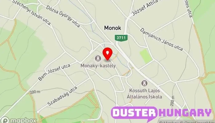 térkép Monok  ban Monok