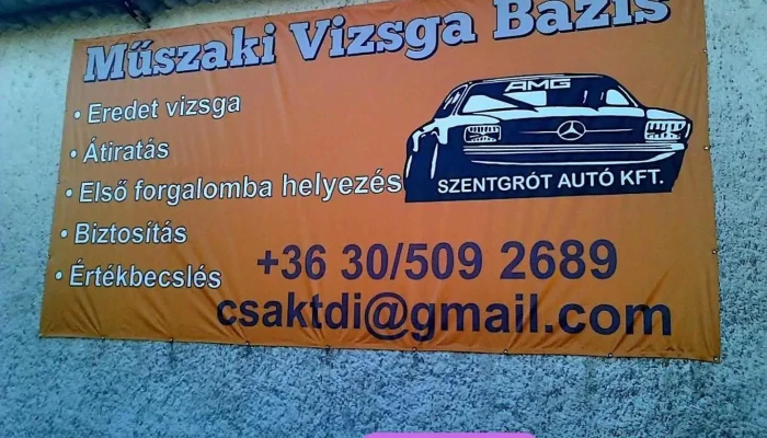 Műszaki Vizsga Bázis - Szentgrót Autó Kft. - Zalaszentgrót