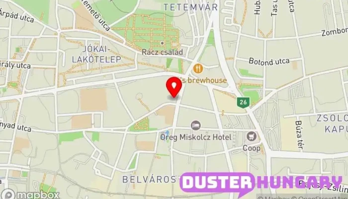 térkép NanoFace Exclusive Esthetic Studio Szépségszalon ban Miskolc