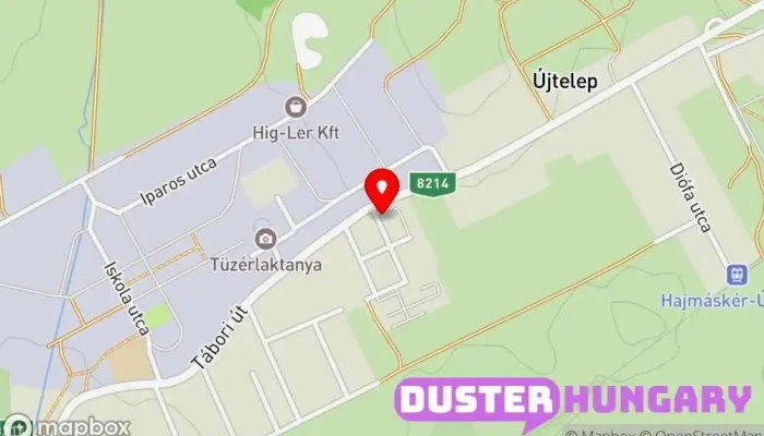 térkép Nemzeti Dohánybolt Hajmáskér Dohányárus ban Hajmáskér