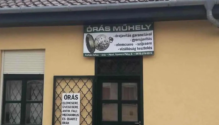 Órás Műhely (Herbák Zoltán) - Baross U. 5-c 4. Üzlet