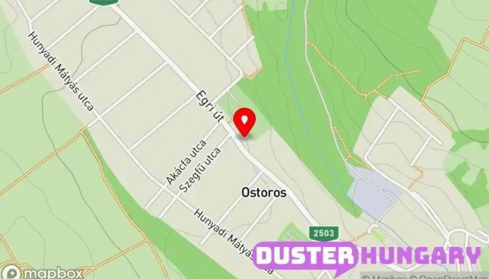 térkép Ostoros  ban Ostoros