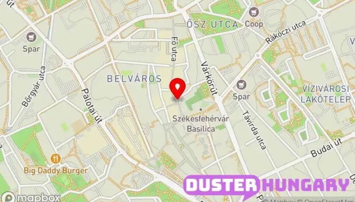 térkép Perte Bistro Étterem ban Székesfehérvár