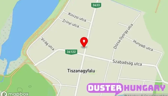 térkép Polgármesteri Hivatal Önkormányzati hivatal ban Tiszanagyfalu