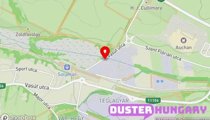 térkép Portálház Kft. Fémlemezes vállalkozó ban Solymár