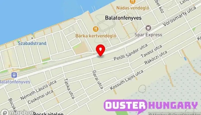 térkép Potecz Festék,Víz,Villany,Barkács Barkácsbolt ban Balatonfenyves