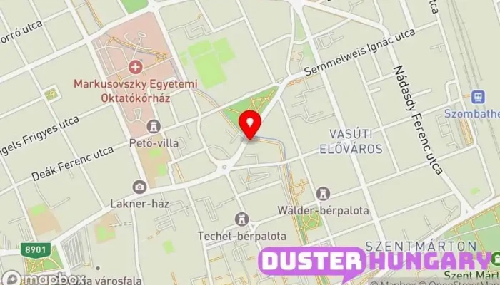 térkép Regio General Építőipari Kft. Szombathely Építőipari vállalat ban Szombathely