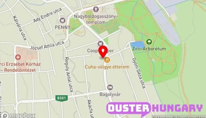 térkép Ring és Ring Kft. Autószerelő, Autóalkatrész-szaküzlet, Autókereskedés, Gumiabroncs-szaküzlet ban Zirc