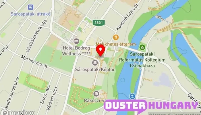 térkép Sárospataki Bazilika Székesegyház, Turistalátványosság ban Sárospatak