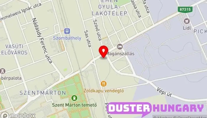 térkép Savaria Autóház Kft. Autószerelő ban Szombathely