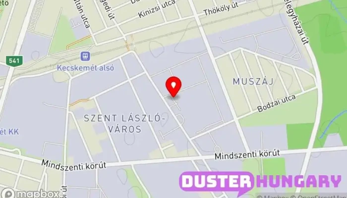 térkép STI Petőfi Nyomda Kft. Csomagolóvállalat, Egyéni címkenyomtató, Alapélelmiszerek csomagolása ban Kecskemét