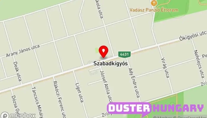 térkép Szabadkígyós  ban Szabadkígyós