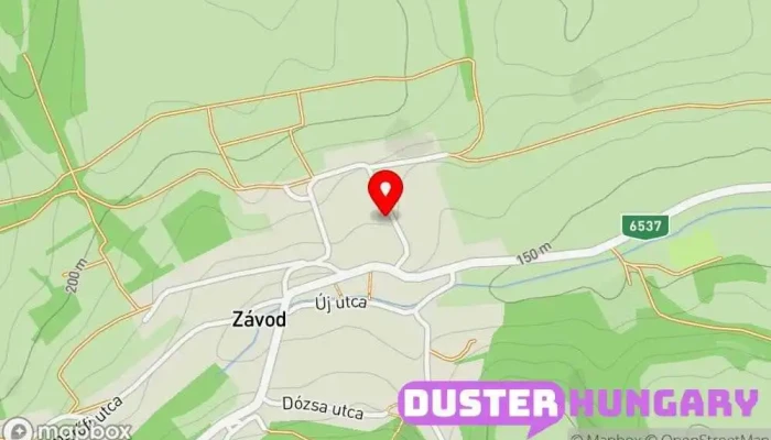 térkép Szászépterv Kft.  ban Závod