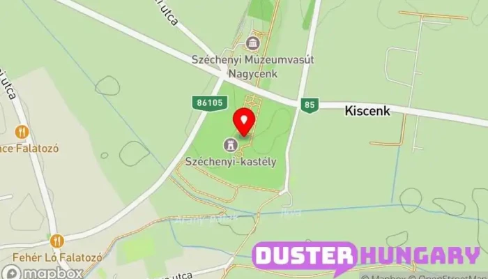 térkép Széchenyi-kastély Kastély, Turistalátványosság ban Nagycenk