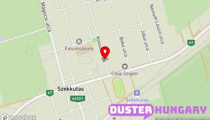térkép Székkutas Társasház ban Székkutas
