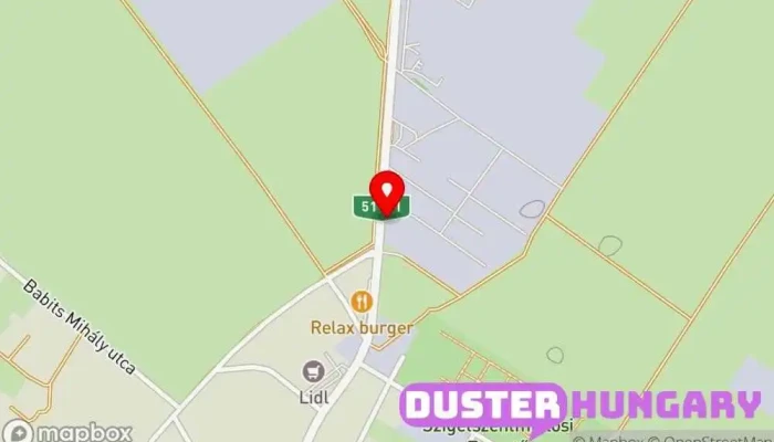 térkép Sziget-Vasker Kft. Építőanyagokat forgalmazó üzlet ban Szigetszentmiklós