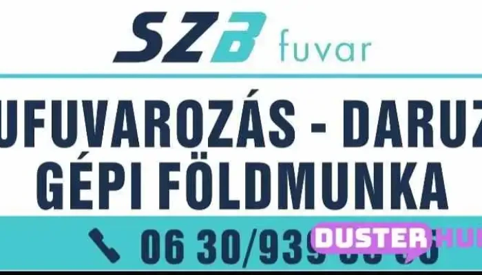 Szuper Balázs Árufuvarozás, daruzás, gépi földmunka - Hamuház U