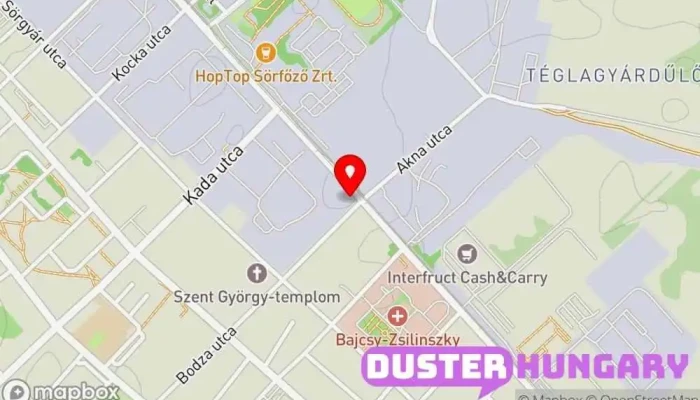 térkép Théta Kft. Autófelújító szerviz ban Budapest