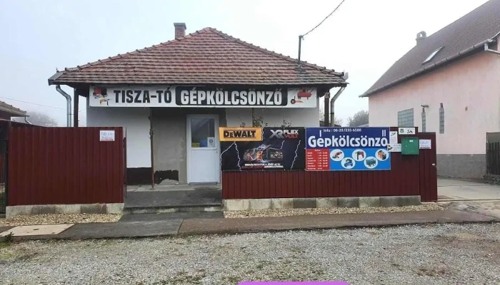 Tisza Tó Gépkölcsönző Tiszafüred - Tiszafüred