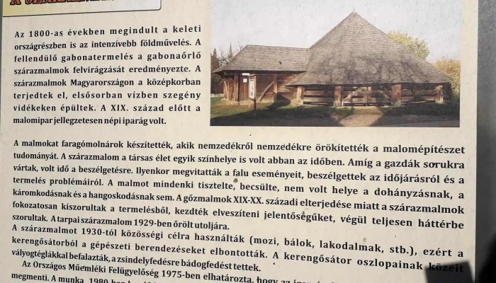 Tokaji-féle szárazmalom - Tarpa