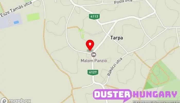 térkép Tokaji-féle szárazmalom Malom ban Tarpa