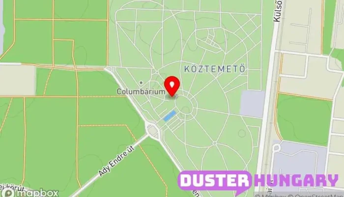 térkép Tréfás György sírhelye Történelmi jelentőségű hely ban Debrecen