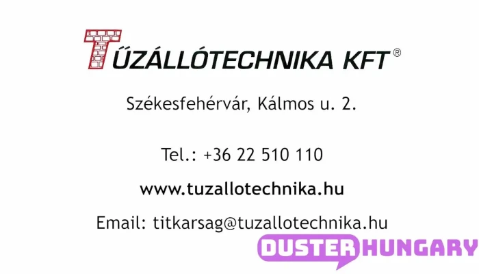 Tuzallotechnika Kft Videok - Székesfehérvár