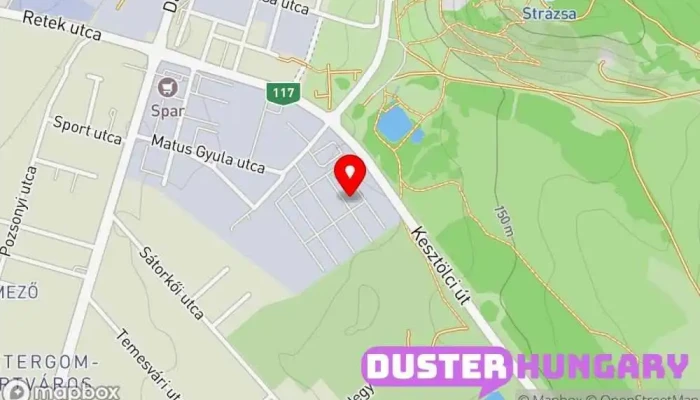 térkép Unifer Kft. (vaskereskedés) Acélforgalmazó ban Esztergom
