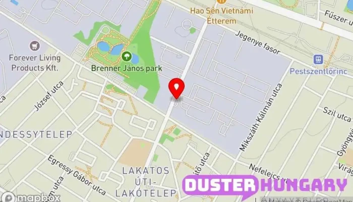 térkép V-Mat oil Benzinkút ban Budapest