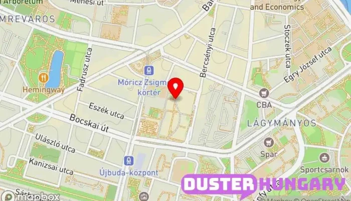 térkép VAN GRAAF Ruházati bolt, Férfiruhaüzlet, Nőiruhaüzlet ban Budapest