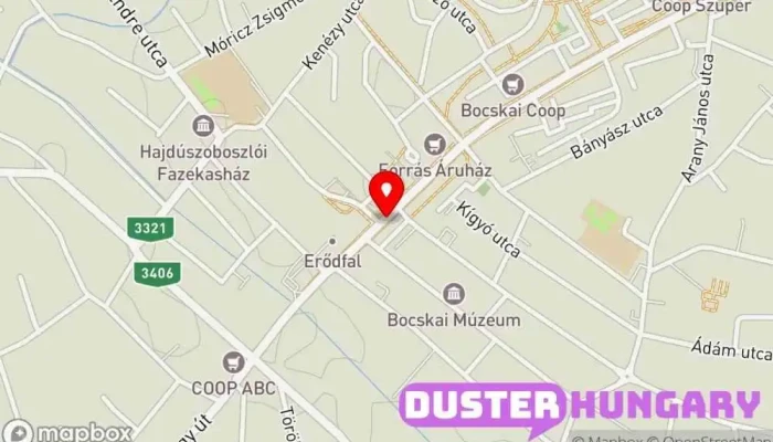 térkép Városgazdálkodási Rt.  ban Hajdúszoboszló