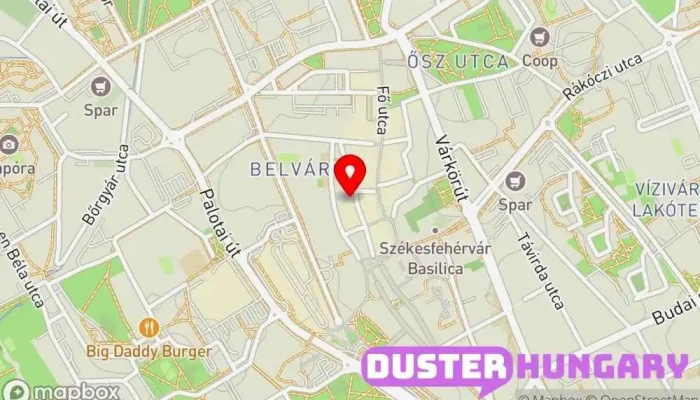 térkép Városi Képtár Deák Gyűjtemény Múzeum, Turistalátványosság ban Székesfehérvár