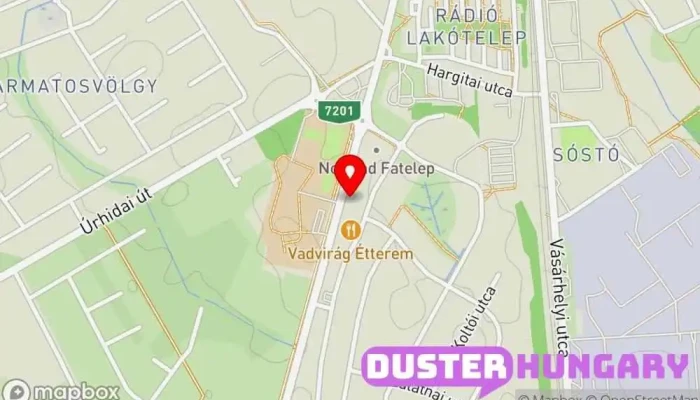 térkép Vas-Fémker kft Építőanyagokat forgalmazó üzlet ban Székesfehérvár